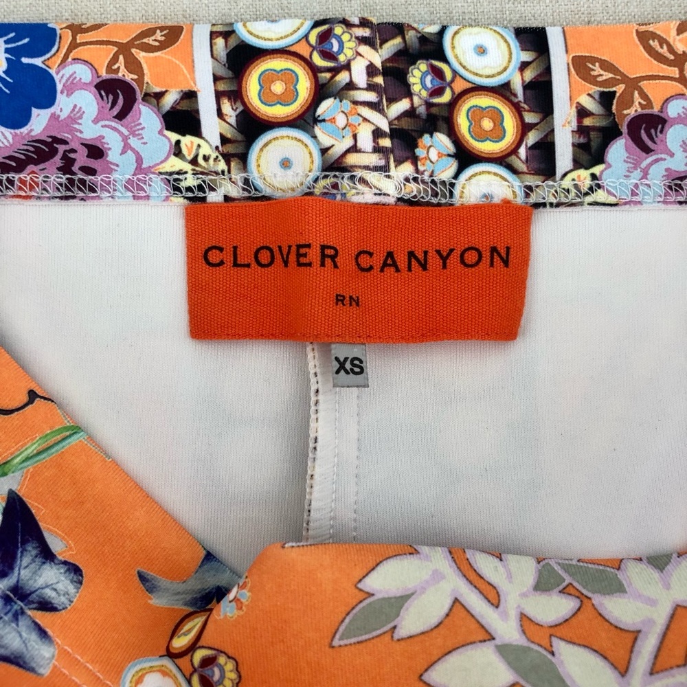 Clover Canyon stretchy multicolor mini skirt XS - Picture 5 of 9